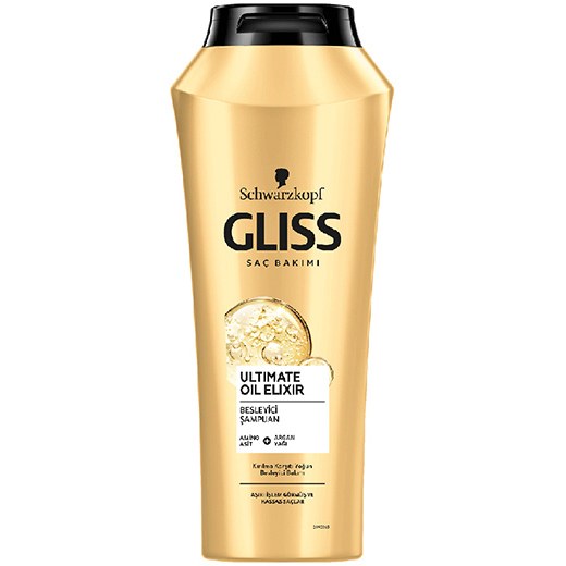 شامپو ترمیم کننده گلیس طلایی مخصوص موهای خشک حجم 500 میل