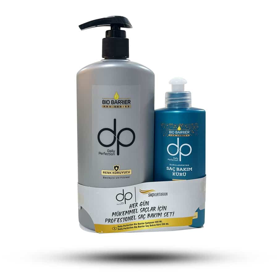 پک شامپو موهای رنگ شده و کرم مو دکس مدل dp بدون سولفات