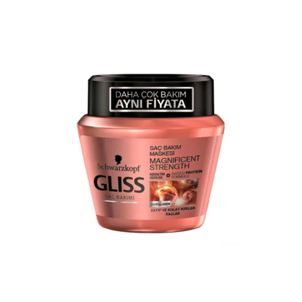 ماسک مو گلیس مناسب موهای ضعیف و شکننده حجم 300 میل