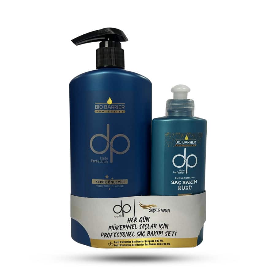 پک شامپو ضد شوره و کرم مو دی پی حجم 500 میل