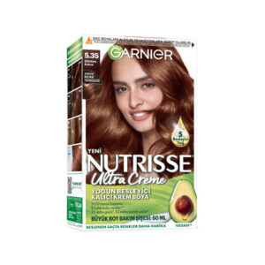 کیت رنگ موی گارنیر NUTRISSE شماره 5.35 رنگ قهوه ای شکلاتی