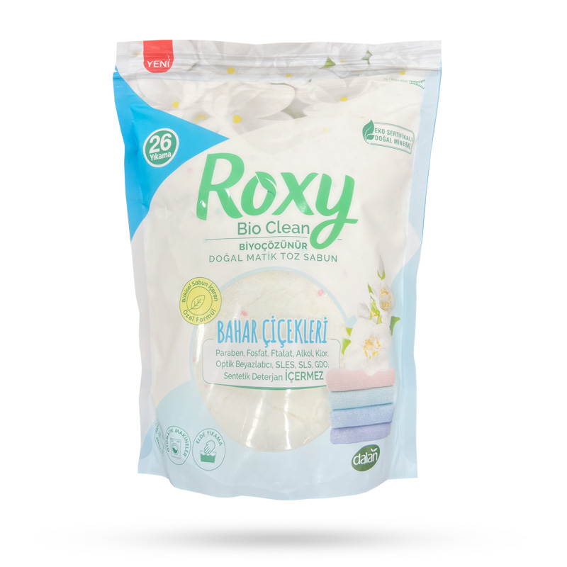 پودر صابون لباسشویی رکسی Roxy رایحه گل های بهاری 800 گرم