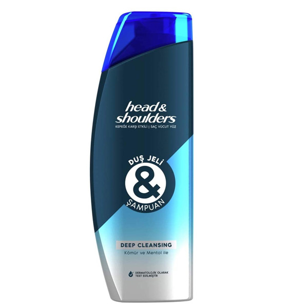 شامپو سر و بدن هد اند شولدرز مدل DEEP CLEANSING حجم 360 میل
