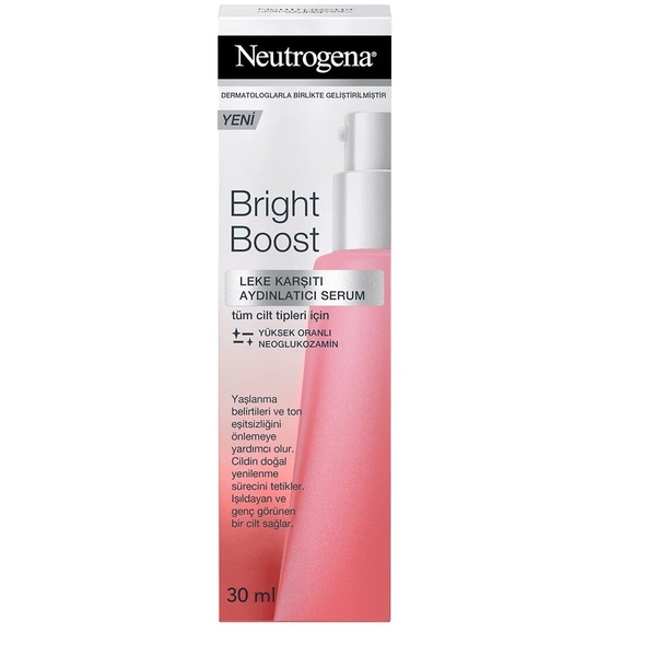 سرم روشن کننده نوتروژینا سری Bright Boost مناسب انواع پوست 30 میل سرم روشن کننده نوتروژینا سری Bright Boost مناسب انواع پوست 30 میل