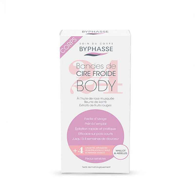 چسب موبر بایفاس byphasse برای نقاط حساس بدن بسته 24 تایی