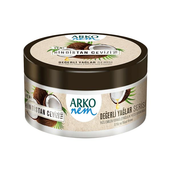 کرم مرطوب کننده نارگیل آرکو Arko حجم 250 میل