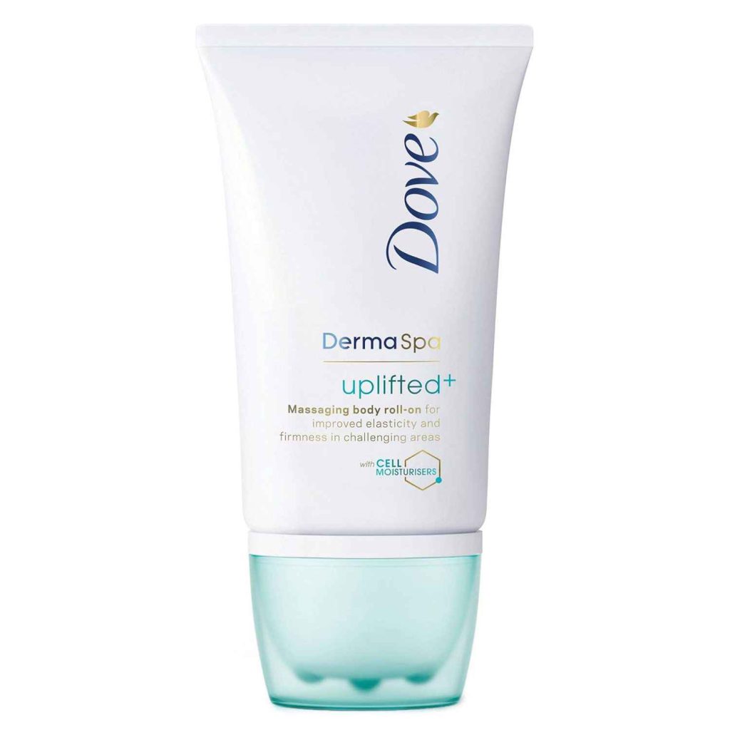 رول ماساژ بدن داو سری derma spa مدل uplifted+ مرطوب کننده بدن حجم 100 میل