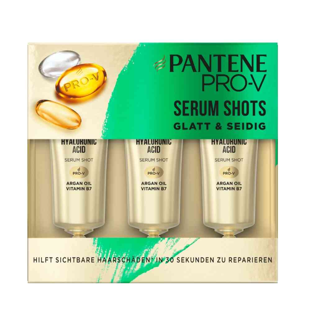 پک سرم مو پنتن Glatt & Seidig حاوی روغن آرگان و ویتامین B7 حجم 45 میل