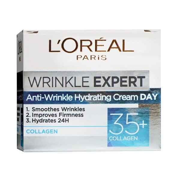 کرم روز ضد چروک لورآل l’oreal کلاژن Wrinkle Expert بالای 35 سال 50 میل