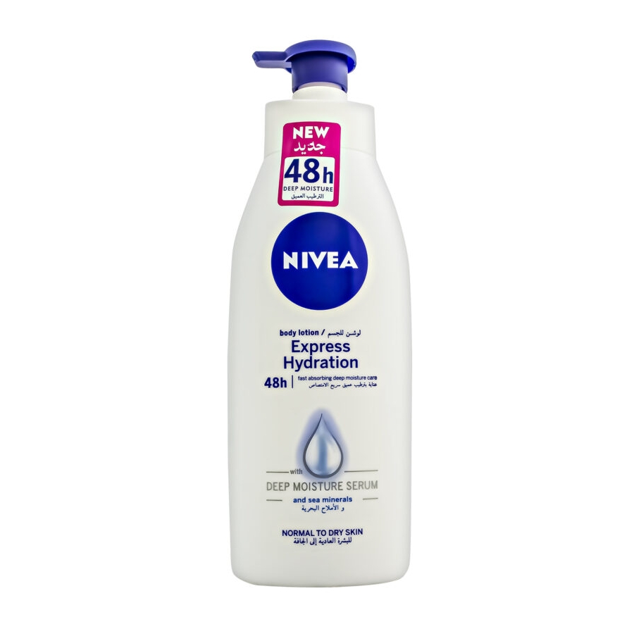 لوسیون بدن آبرسان نیوآ حاوی مواد معدنی دریایی 400 میل