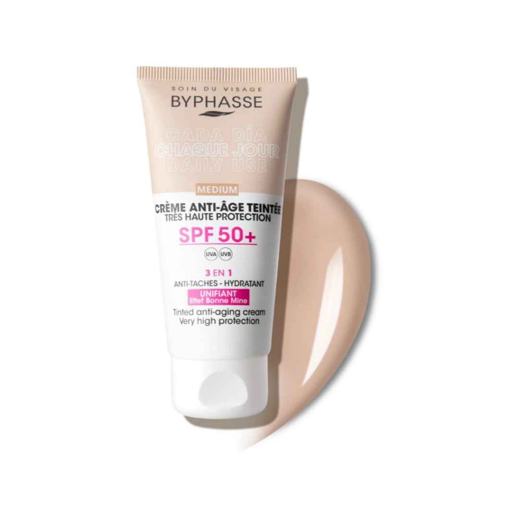 کرم ضد آفتاب بایفاس مدل medium حجم 50 میل