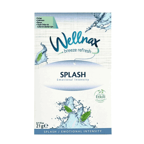 پودر خوشبوکننده کمد لباس ولناکس WELLNAX مدل Splash حجم 21 گرم
