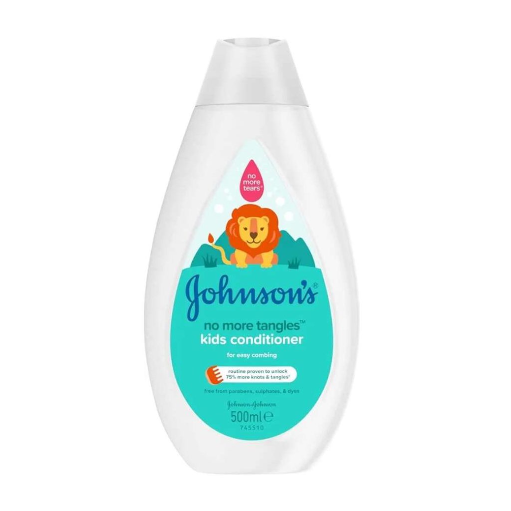 نرم کننده مو کودک جانسون مدل No More Tangles برای موهای درهم رفته حجم 500 میل اروپایی