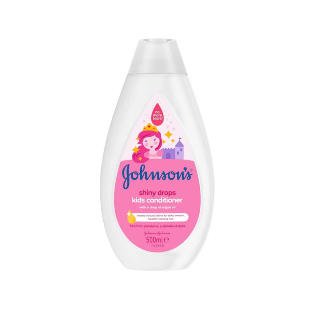 نرم کننده مو کودک جانسون مدل Johnson’s Shiny Drops حاوی یک قطره روغن آرگان حجم 500 میل اروپایی