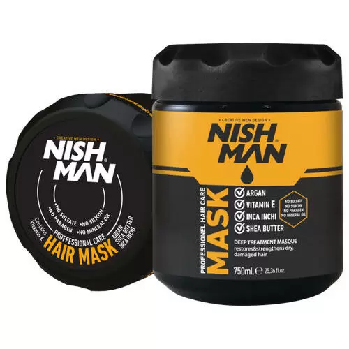 ماسک موی نیش من بدون سولفات حجم 750 میل