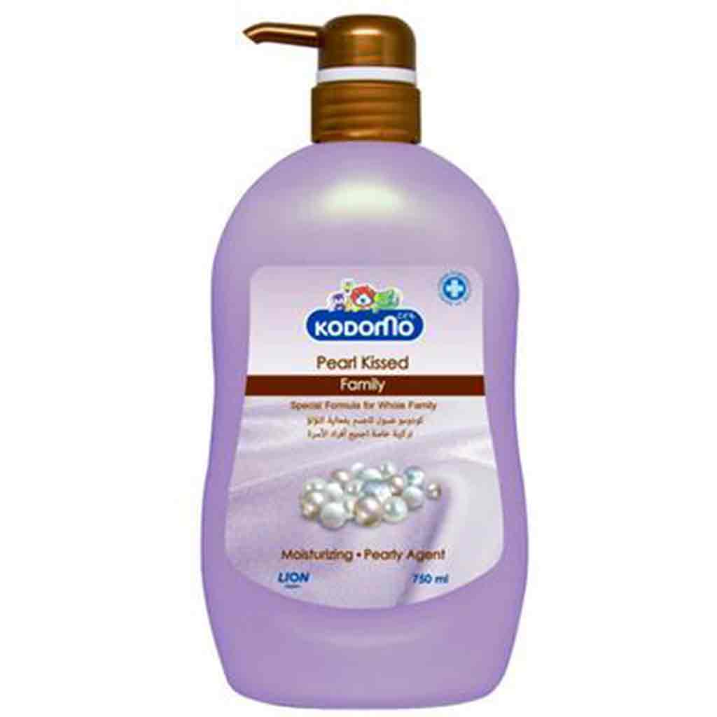 شامپو بدن کودک کودومو kodomo pearl kissed حاوی عصاره مروارید 750 میل