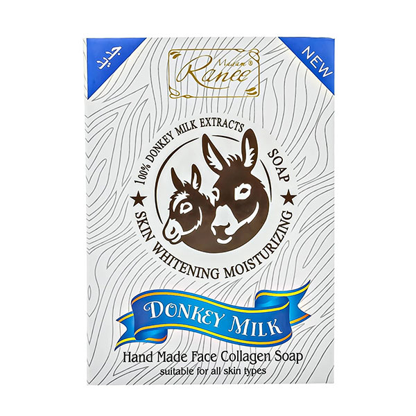 صابون شیر الاغ مرطوب کننده و سفید کننده Madam Ranee مناسب انواع پوست 100 گرم