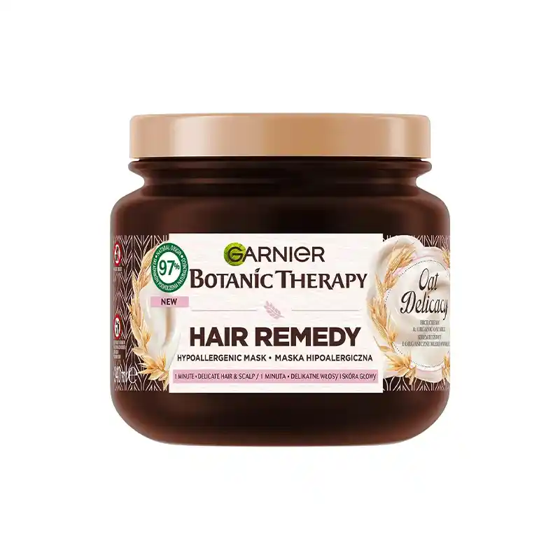 ماسک موی گارنیر حاوی خامه برنج و جو دو سر مناسب موهای حساس 340 میل